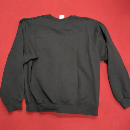 1st Ranger Large Black Mens Crew Sweater Excellent condition (fb10-AUG178)