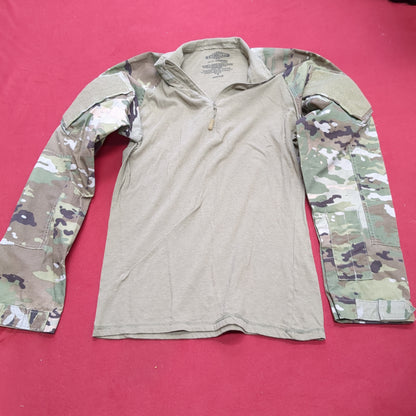 US Army Tru-Spec Small 1/4 Quarter Zip Type 2 Combat OCP Multicam FRAC Top Shirt (cw- ea04-AUG185)
