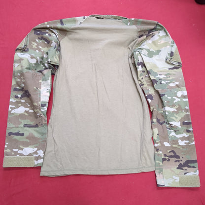 US Army Tru-Spec Small 1/4 Quarter Zip Type 2 Combat OCP Multicam FRAC Top Shirt (cw- ea04-AUG185)