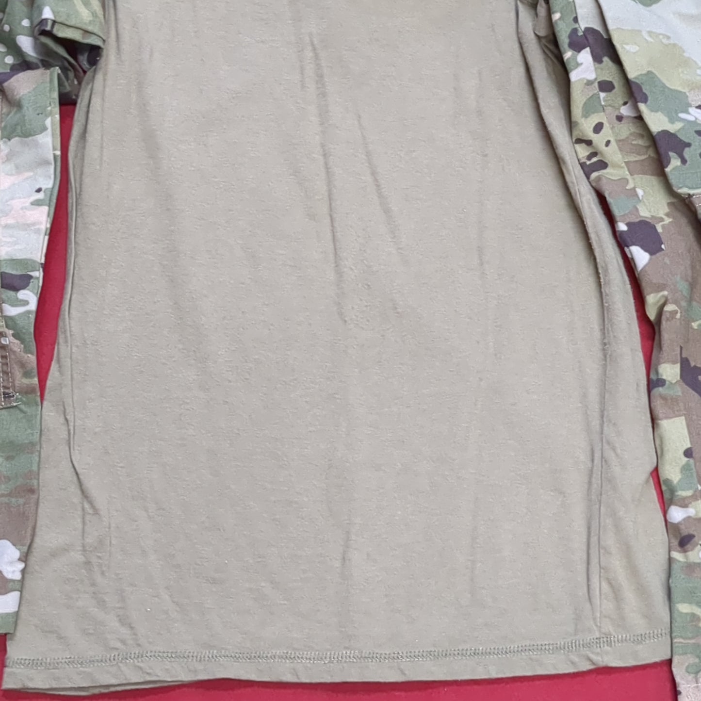 US Army Tru-Spec Small 1/4 Quarter Zip Type 2 Combat OCP Multicam FRAC Top Shirt (cw- ea04-AUG185)