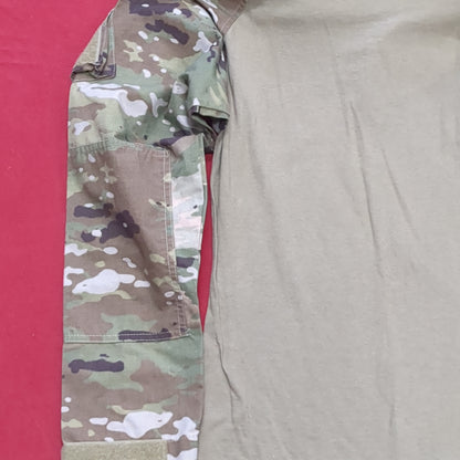 US Army Tru-Spec Small 1/4 Quarter Zip Type 2 Combat OCP Multicam FRAC Top Shirt (cw- ea04-AUG185)