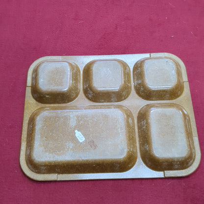 VINTAGE 1966 Halsey US Army Mess Hall Melamine Melmac Tray (12s (ab11-22)
