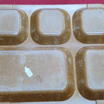 VINTAGE 1966 Halsey US Army Mess Hall Melamine Melmac Tray (12s (ab11-22)