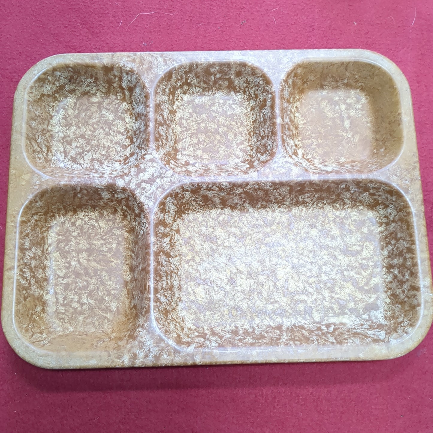 VINTAGE 1952 US Army Mess Hall Melamine Melmac Tray (12s (ab11-6)