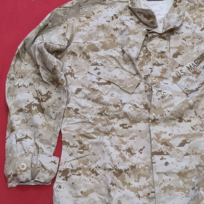 US Army Small Long Marpat Desert US Marine Corps Coat (15s (ab06-9)