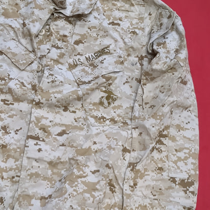 US Army Small Long Marpat Desert US Marine Corps Coat (15s (ab06-9)