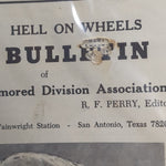 Vintage "Hell on Wheels 2nd Armored Division" Bulletin - 1969 No. 2 (14s-MAY151)