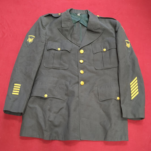 VINTAGE Barrister 1957 44S Man's Serge Wool AG-44 Coat (14s (ab05-32)