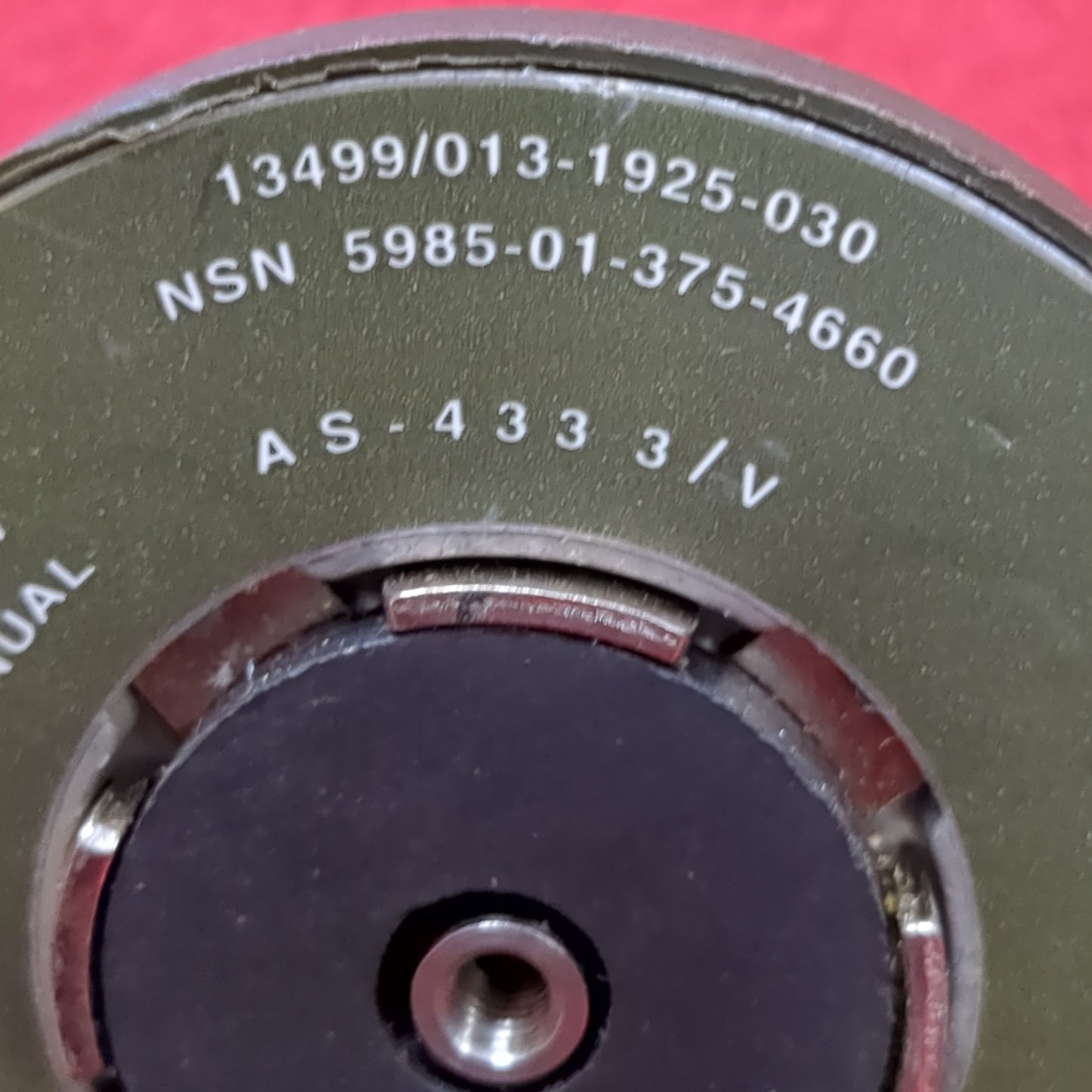 Vintage US Army GPS Puck Magnetic CIV Style AS-4333/V (14s (ab05-6)