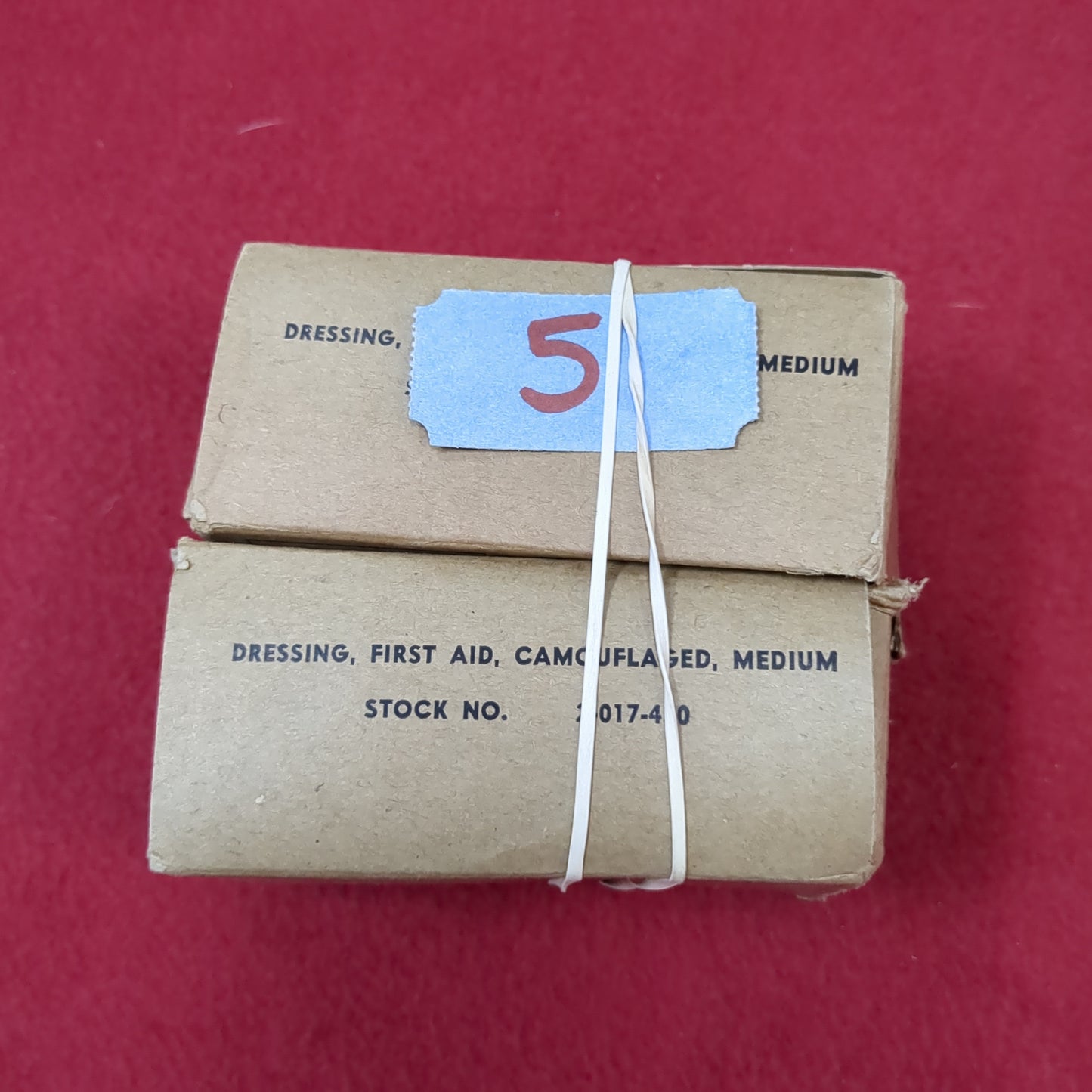 2 x US Army Acme Medium First Aid Field Dressing Wound Camouflage (14s (ab05-5)