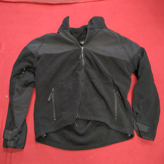 Rothco Small Regular Black Fleece Jacket (17s- (ab08-1)