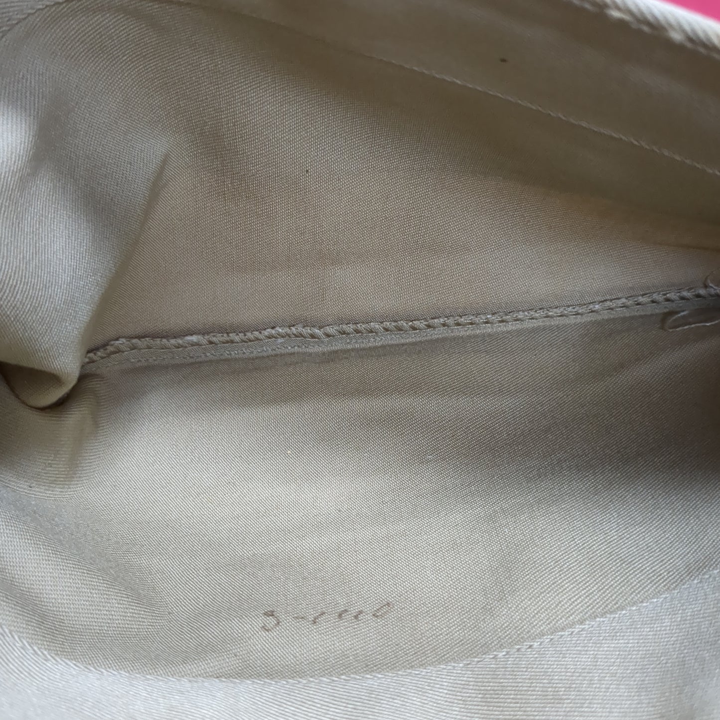 VINTAGE M-1950 7 1/8 Khaki Garrison No Piping Cap (22s ac15-15)