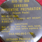 US Army Vietnam Era Sunburn Preventive Preparation 2oz (21s4)