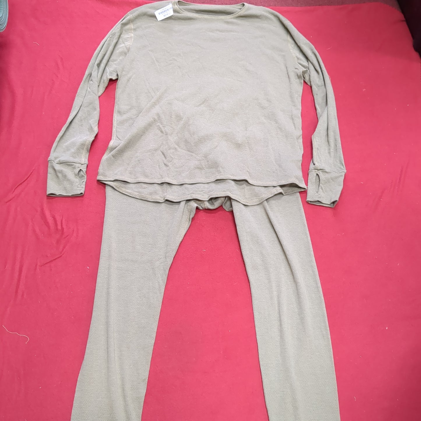 NWT X-Large Reg Top/Large Long Pant SET OF US Army Insulated Cold Weather Flame Resistant FRAC Moisture Wicking (cw- ea04-AUG218)