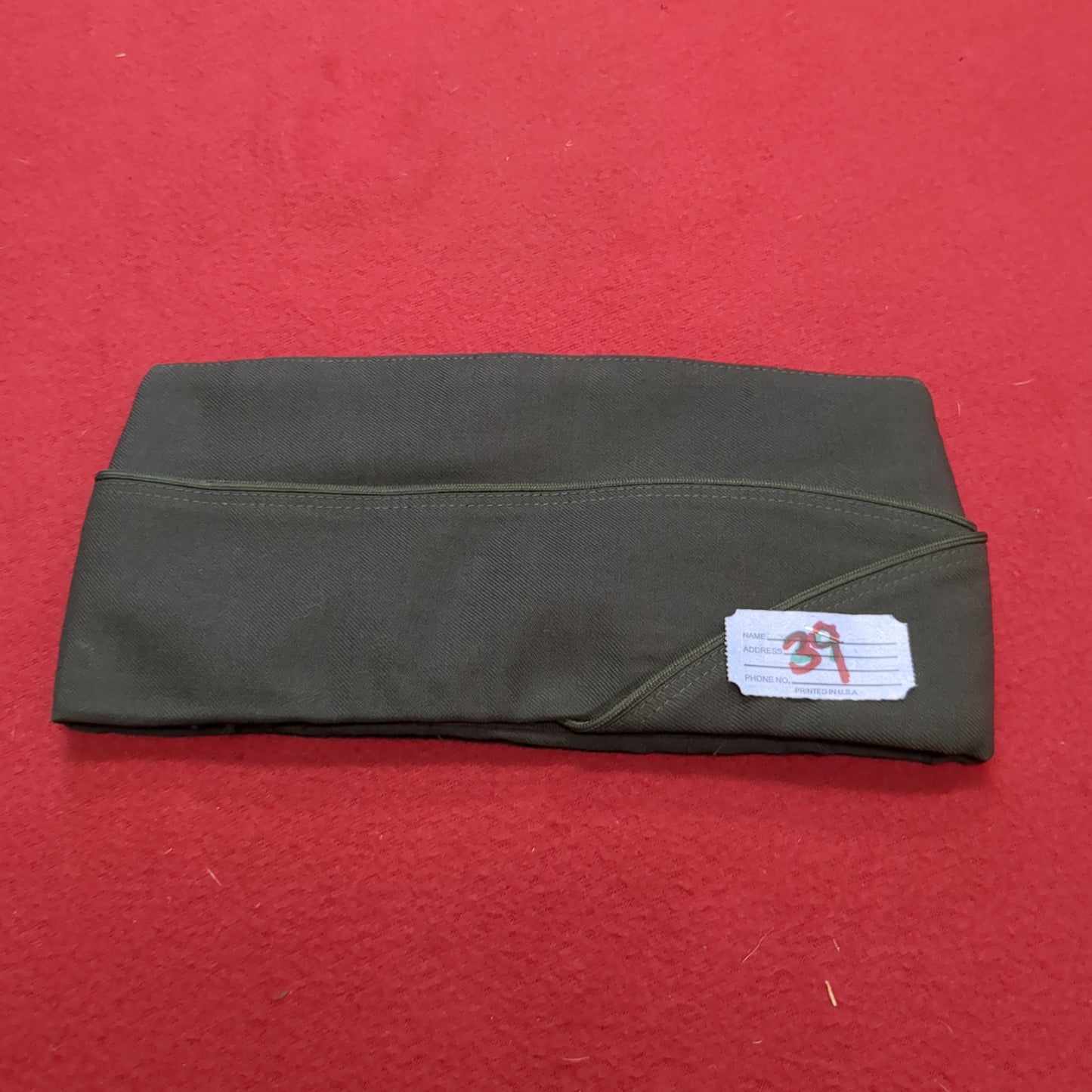VINTAGE 6 3/4 Serge AG-489 Men's Garrison Cap (23s ac10-39)