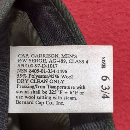 VINTAGE 6 3/4 Serge AG-489 Men's Garrison Cap (23s ac10-40)
