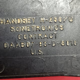 VINTAGE US Army Sonetronics H250-U 5 pin Handset Microphone (23s12)