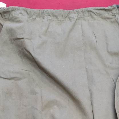 Korean War Era 1953 US Army Olive Green Cloth Barracks Clothing Bag (29s-ac12-g133)