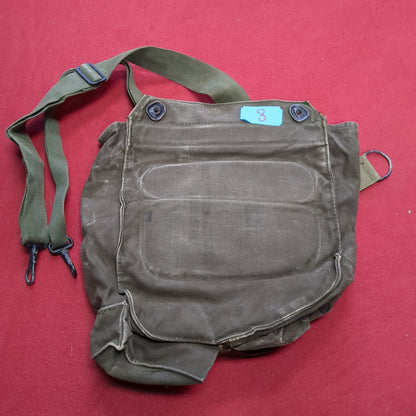 VINTAGE US Army M17 Gas Mask Bag (34CR CBRN4 ac03-8)