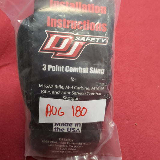 NOS DJ Safety 3 Point Combat Assault Sling Black (35CR- ca3-AUG180)
