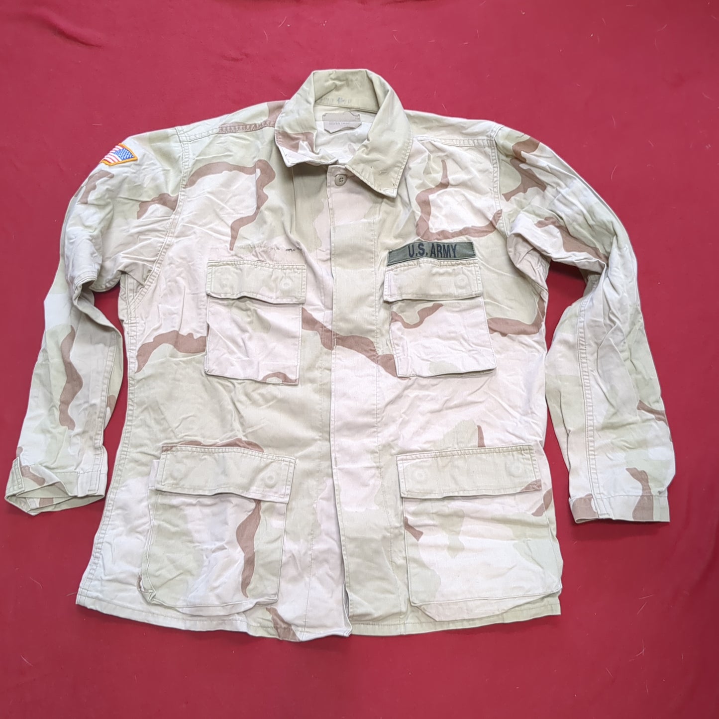 US Army DCU Desert Camo Blouse Size Medium Regular (39CR cb12-19)