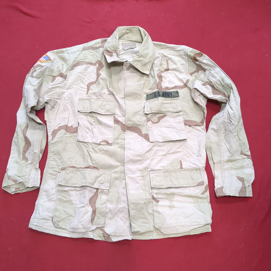 US Army DCU Desert Camo Blouse Size Medium Regular (39CR cb12-19)