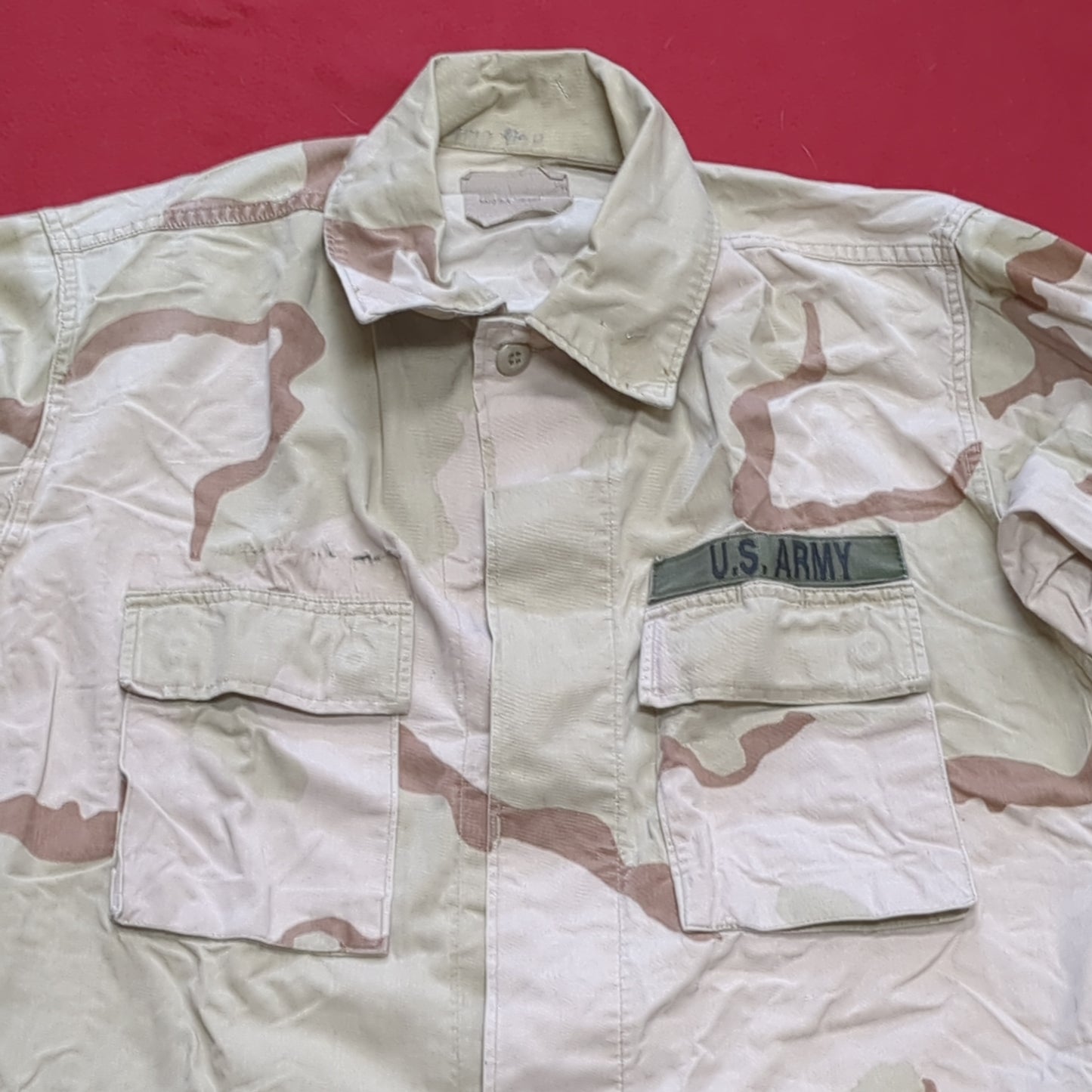 US Army DCU Desert Camo Blouse Size Medium Regular (39CR cb12-19)