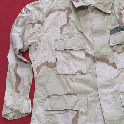 US Army DCU Desert Camo Blouse Size Medium Regular (39CR cb12-19)