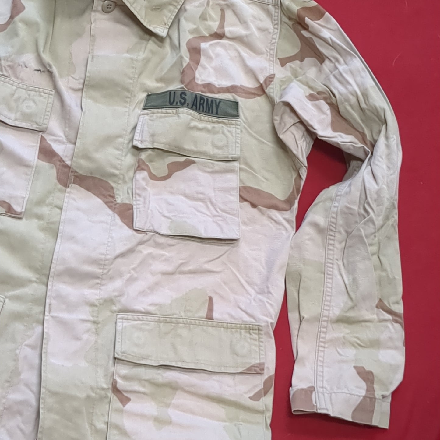 US Army DCU Desert Camo Blouse Size Medium Regular (39CR cb12-19)