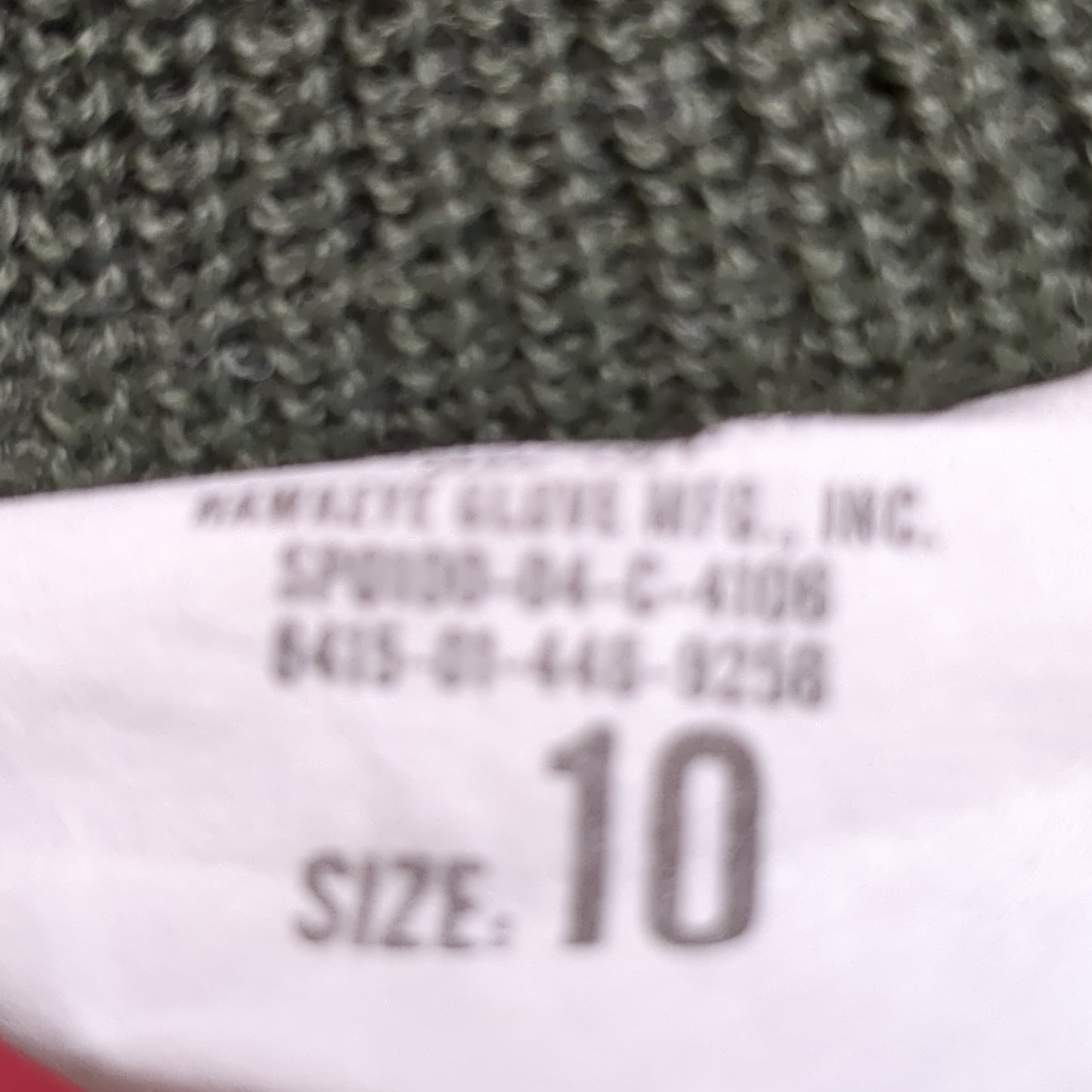 US Army Intermediate Cold Weather Flyers Gloves Size 10 (cb04-MH236)