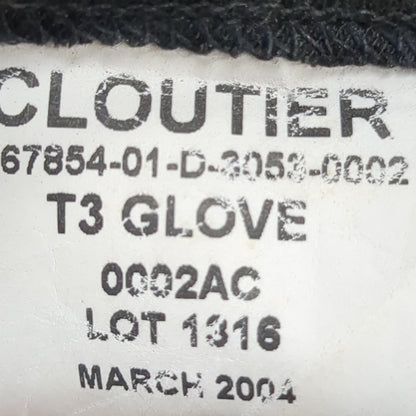 Pair of CLOUTIER Black Flyer Gloves Size Large (cb04-7)