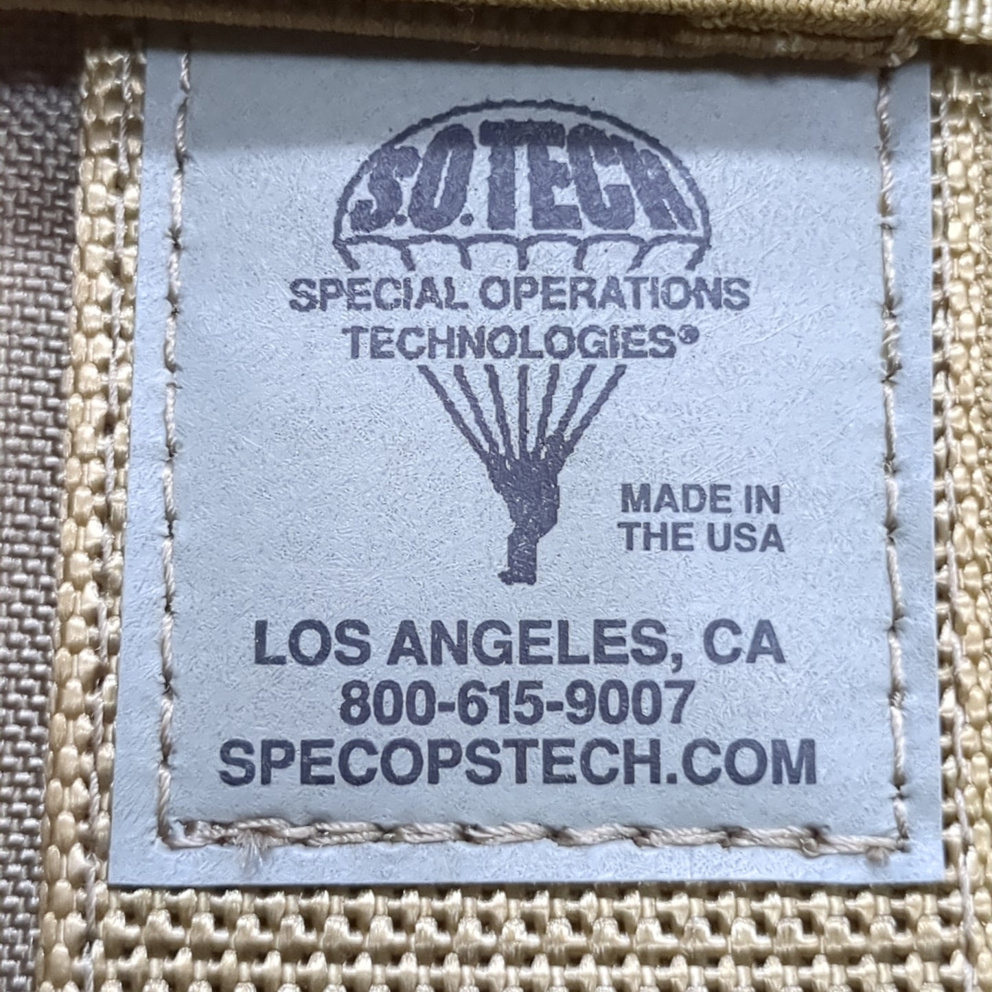 SO TECH Coyote Brown BLOCS Claw Padded Thigh Rig with Individual Medical Aid IFAK Pouch with Insert (30CR ca5-31)