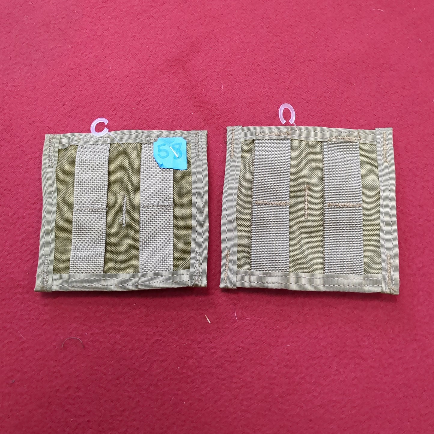 NEW (no tag) Pair of Coyote Horizontal Pouch Adapter (31CR ca6-58)