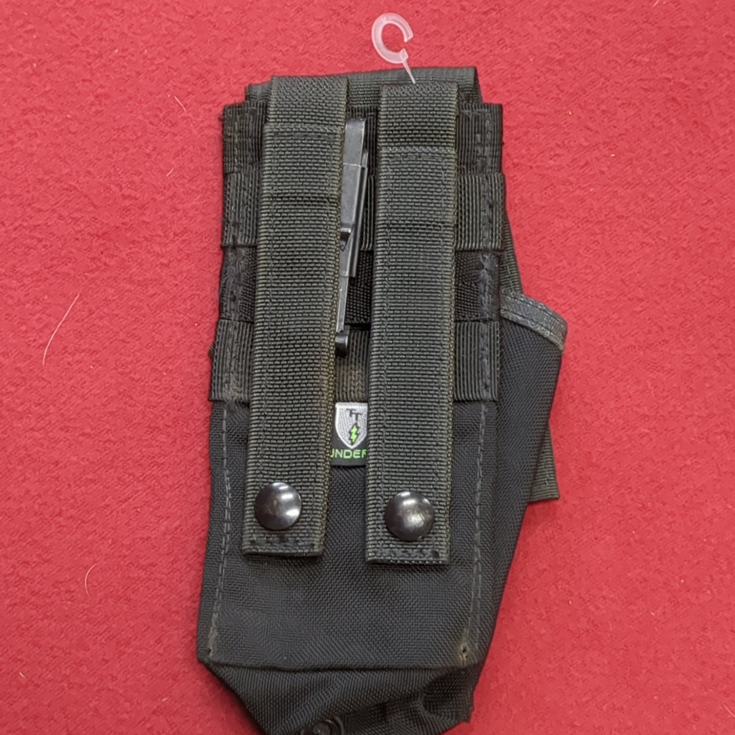 USED THUNDER-TECH Black Molle Double Magazine Pouch (31CR ca6-55)