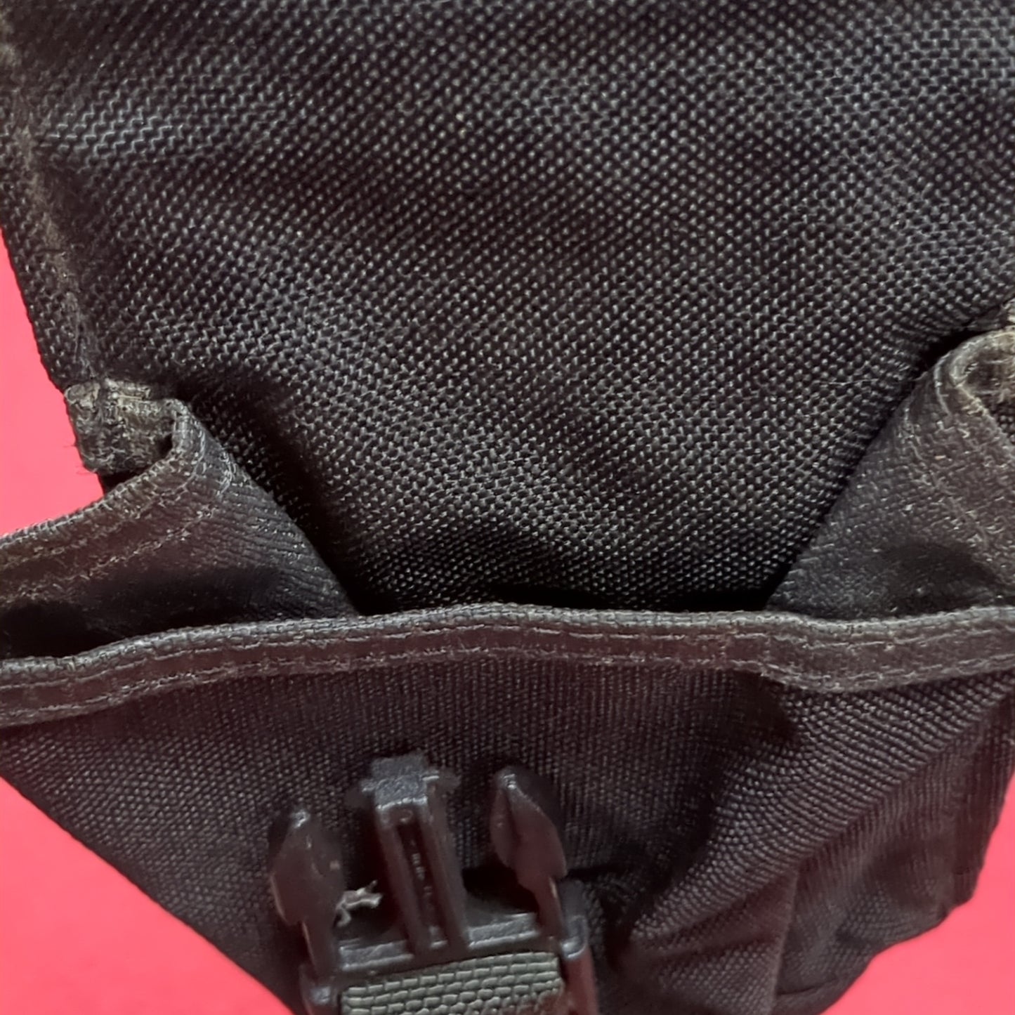 USED THUNDER-TECH Black Molle Double Magazine Pouch (31CR ca6-55)