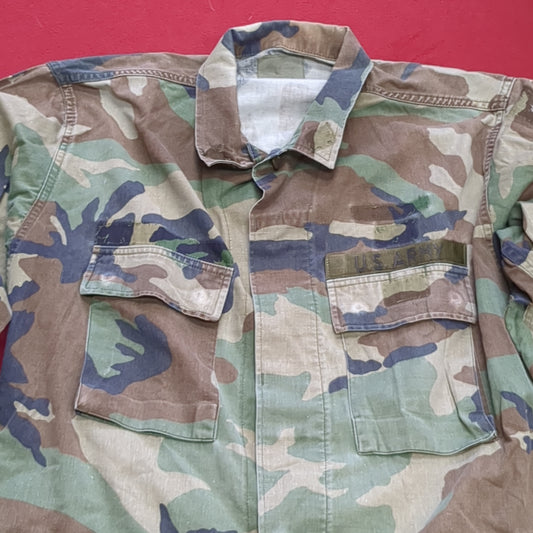 US Army MEDIUM LONG Uniform Top BDU Woodland Pattern (10CR ca8-2)