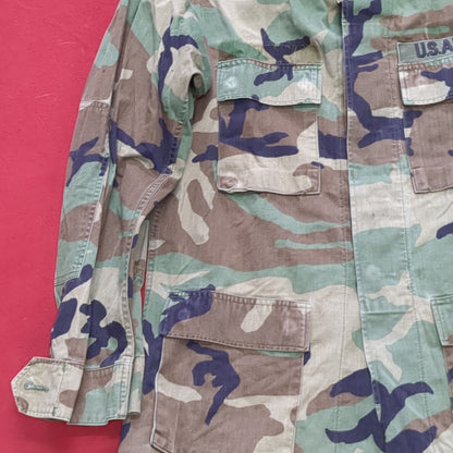 US Army US Army MEDIUM LONG Uniform Top BDU Woodland Pattern (10CR ca8-1)