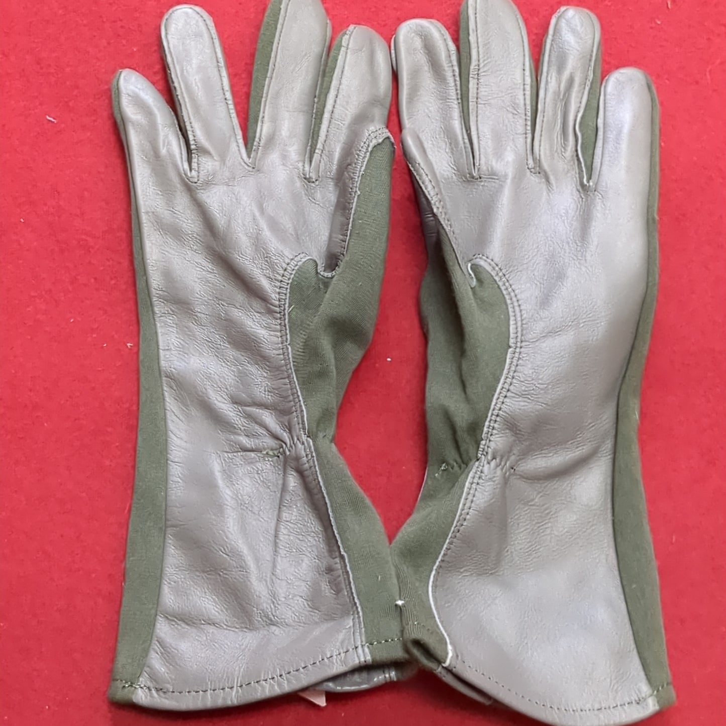 NOS Set of US Army Sz 10 Summer Hot Weather Type GS FR 2 Flyers Gloves (cb03-AUG255)