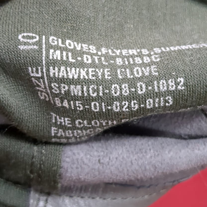 NOS Set of US Army Sz 10 Summer Hot Weather Type GS FR 2 Flyers Gloves (cb03-AUG255)