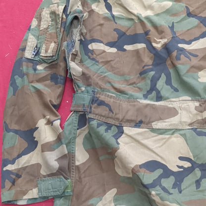 US Army US Army MEDIUM LONG Flight Blouse Uniform Top BDU Woodland Pattern (10CR ca8-12)