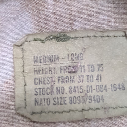 US Army US Army MEDIUM LONG Uniform Top BDU Woodland Pattern (10CR ca8-9)