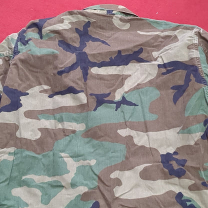 US Army US Army MEDIUM LONG Uniform Top BDU Woodland Pattern (10CR ca8-9)