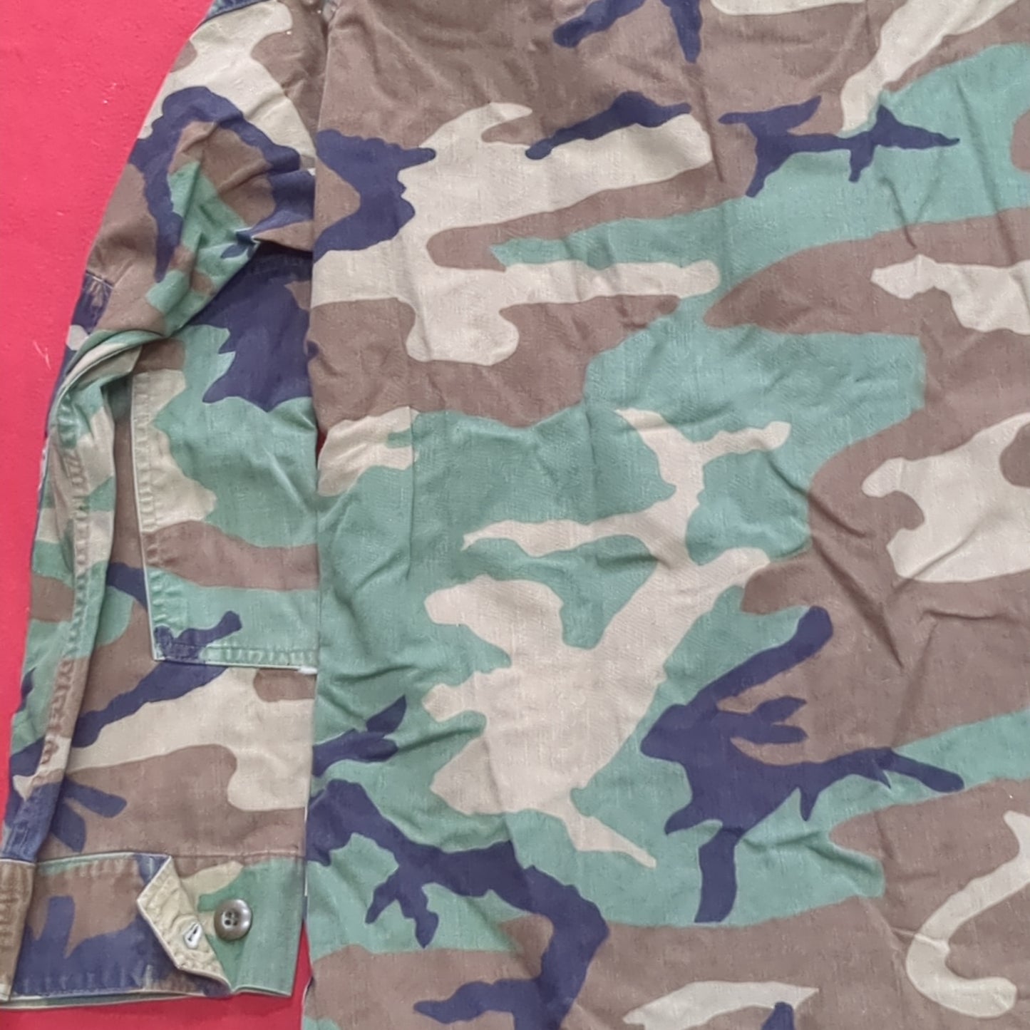 US Army US Army MEDIUM LONG Uniform Top BDU Woodland Pattern (10CR ca8-9)