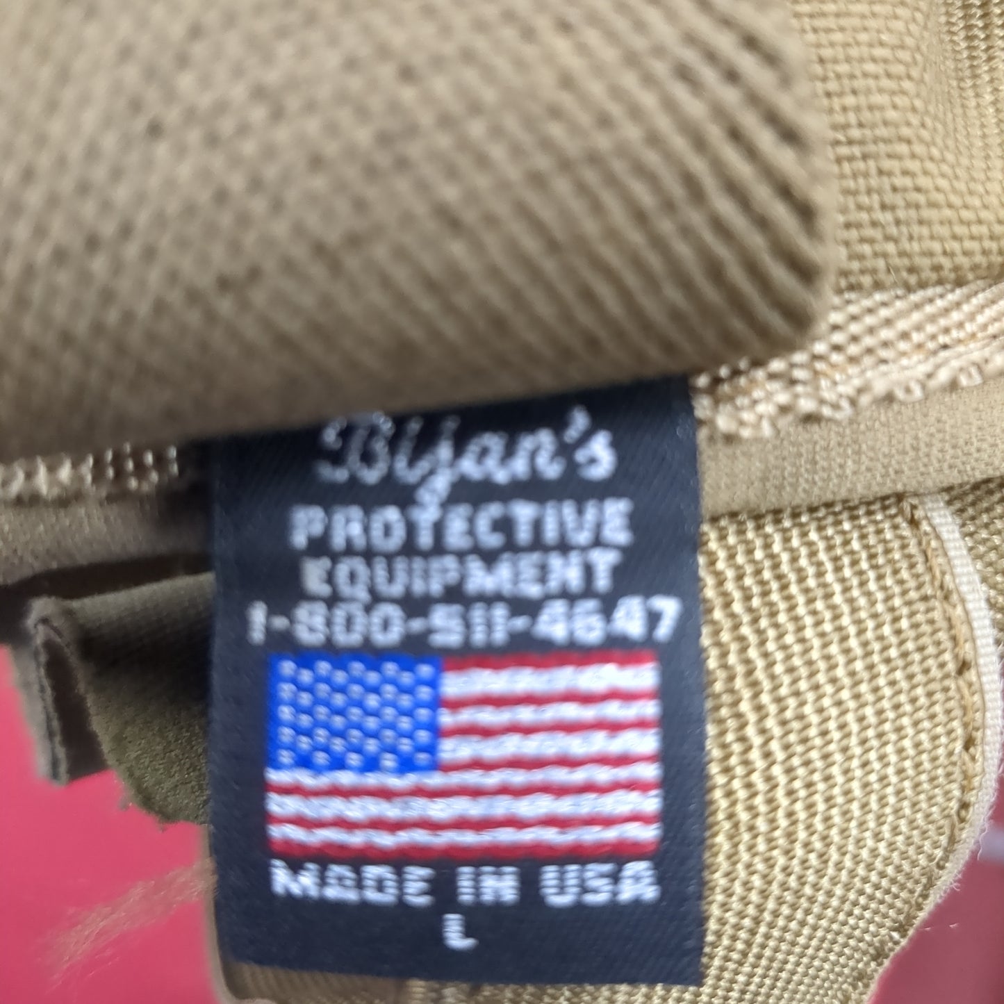 Bijan's Large US Military Issue Coyote Elbow Pads (gcg2- da12-AUG314)