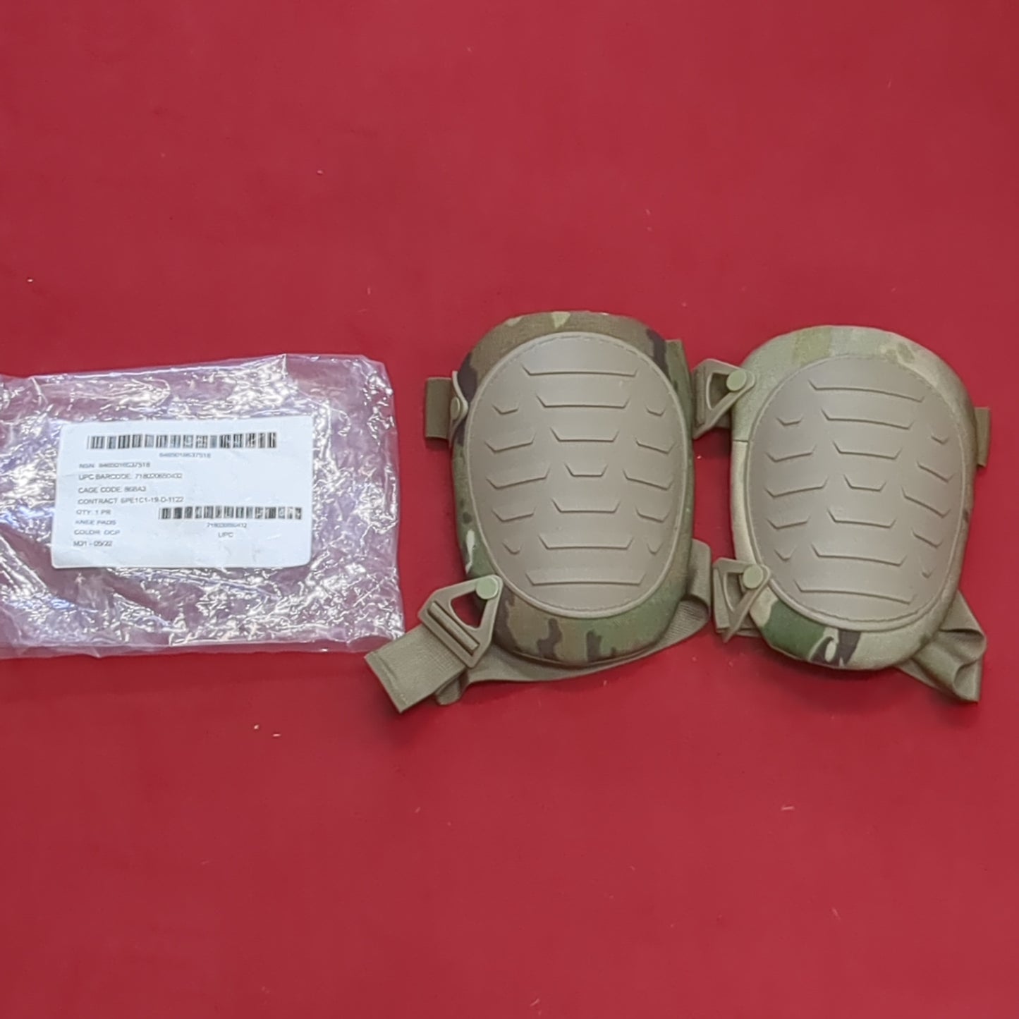 NOS Set of ASM Alamo Strategic Manufacturing OCP Knee Pads Protective Tactical Assault (gcg2- da12-AUG320)