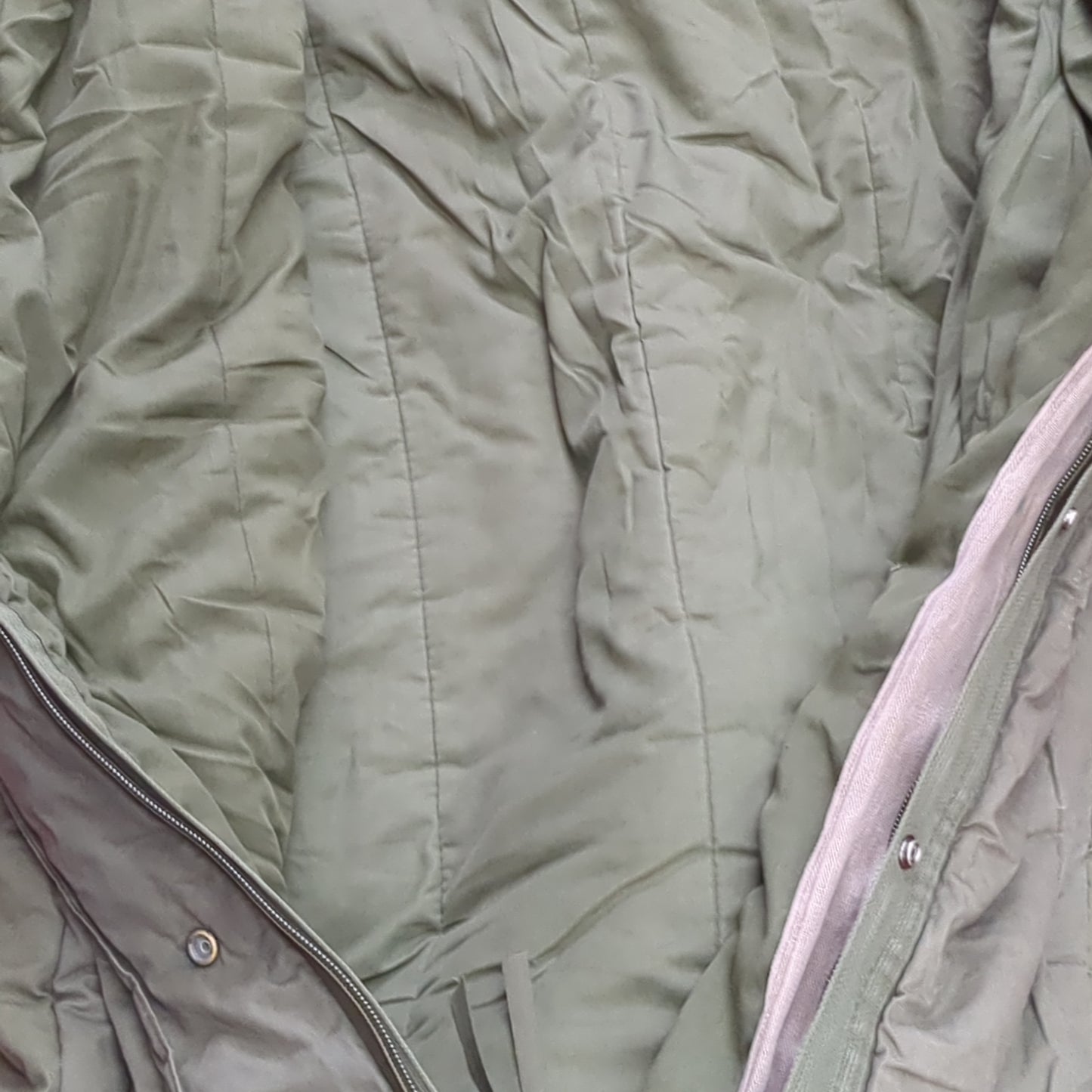1980s USGI Intermediate Cold Weather Sleeping Bag Olive Green OD (15cc-AUG334)