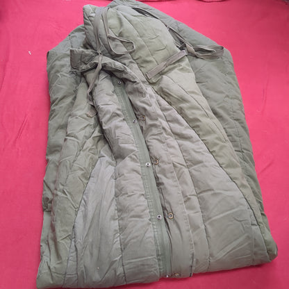 1980s USGI Intermediate Cold Weather Sleeping Bag Olive Green OD (15cc-AUG334)