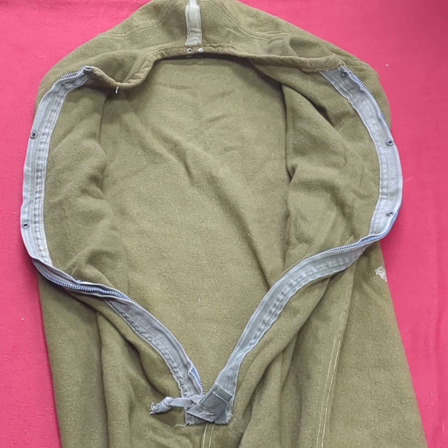 US Army Pilgrim Curtain CO. Wool Sleeping Bag OD Green (BB13-AUG342)