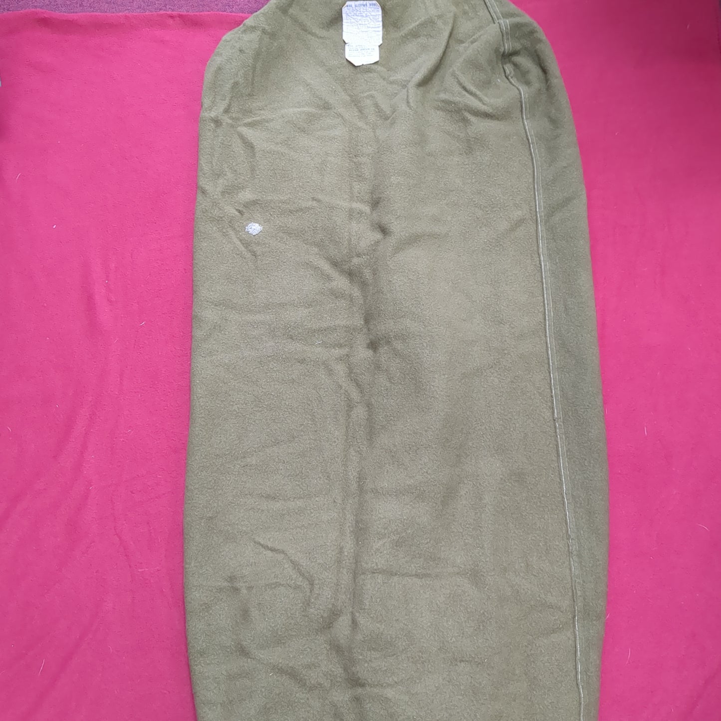 US Army Pilgrim Curtain CO. Wool Sleeping Bag OD Green (BB13-AUG342)