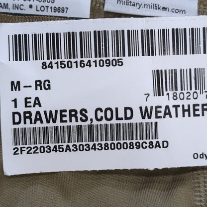 NWT US Army Coyote Medium Regular Silks Gen III Level 1 Cold Weather Pants Bottom (fa07-AUG357)